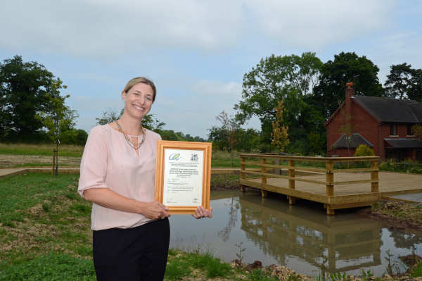 Lucie Anderton with award