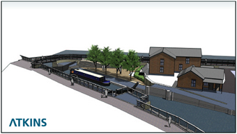 3D impression of the regenerated Meadow Lane Lock