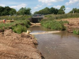 POllution prevention in stream crossing site