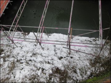 Scaffolding at Kiveton