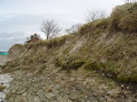 Carrickhugh - existing sand embankment (Feb 2008)